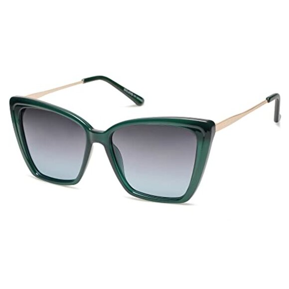Oversized Square Cat Eye Sunglasses Polarized UV Protection Retro main image 7